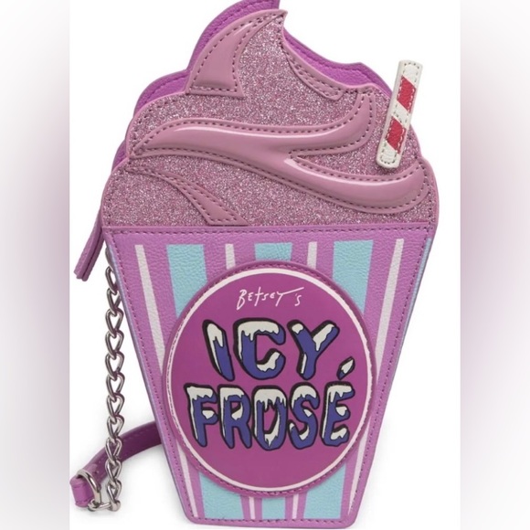 New! Betsey Johnson “Betsey Icy Frose” Crossbody Shoulder Bag Purse. - Picture 4 of 5